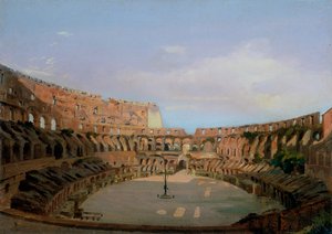 Interior del Coliseo de Ippolito Caffi